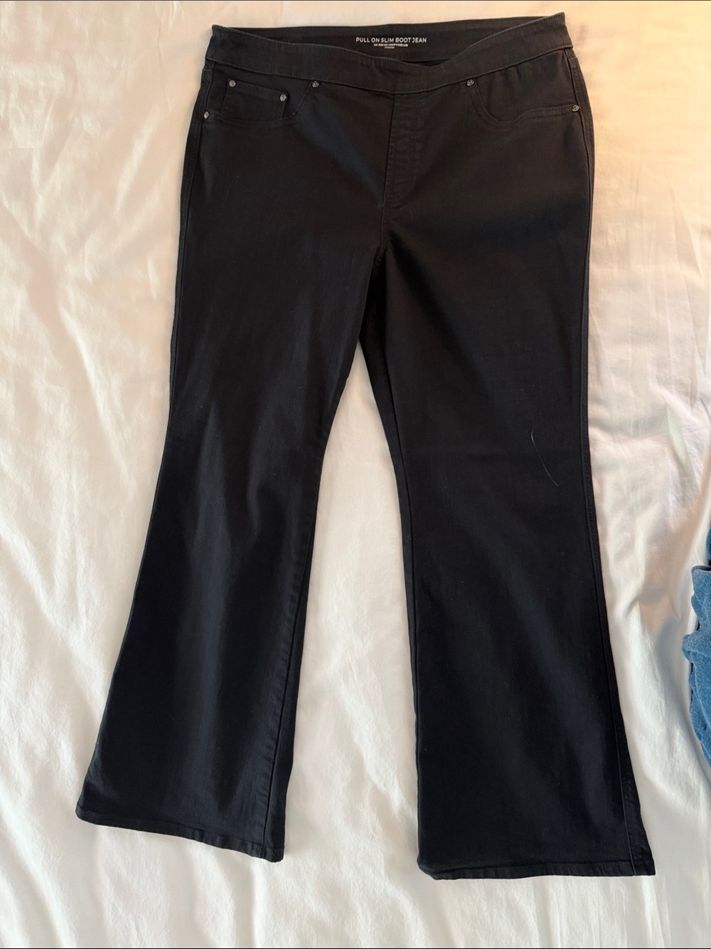 Chico's Pull-On Black Bootcut Pants